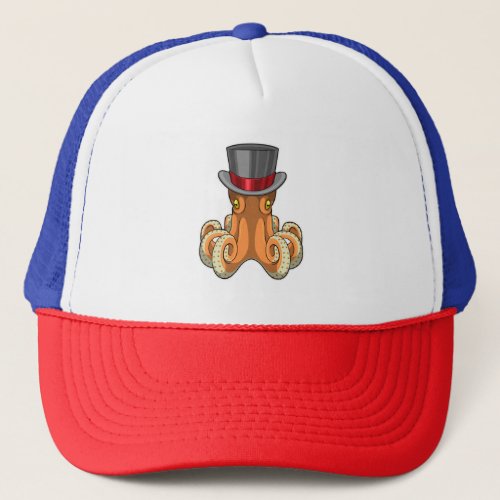 Octopus as Gentleman with Top hat