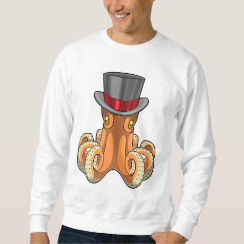 Octopus as Gentleman with Top hat