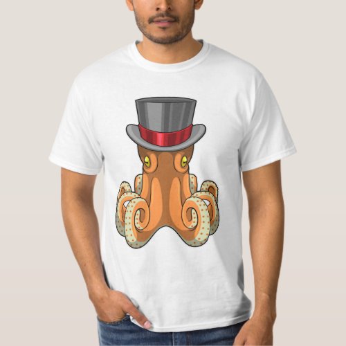 Octopus as Gentleman with Top hat