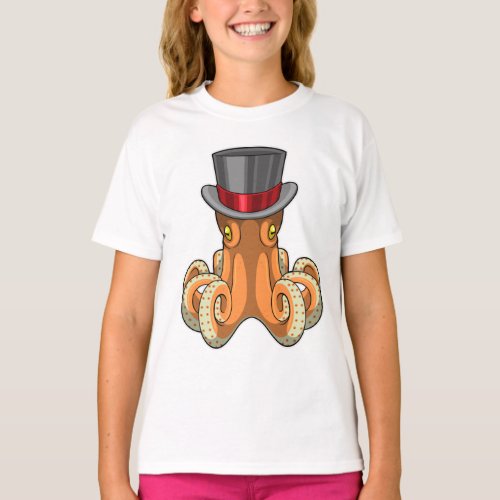 Octopus as Gentleman with Top hat