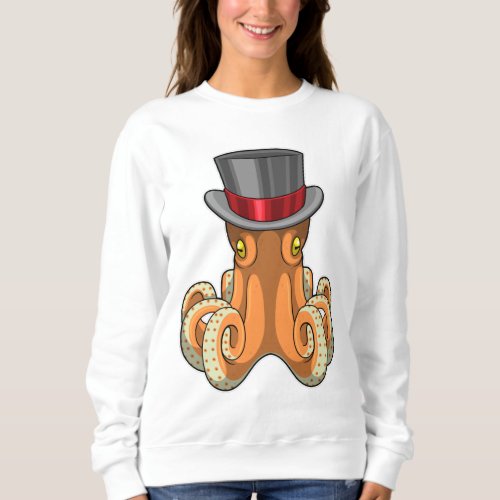 Octopus as Gentleman with Top hat