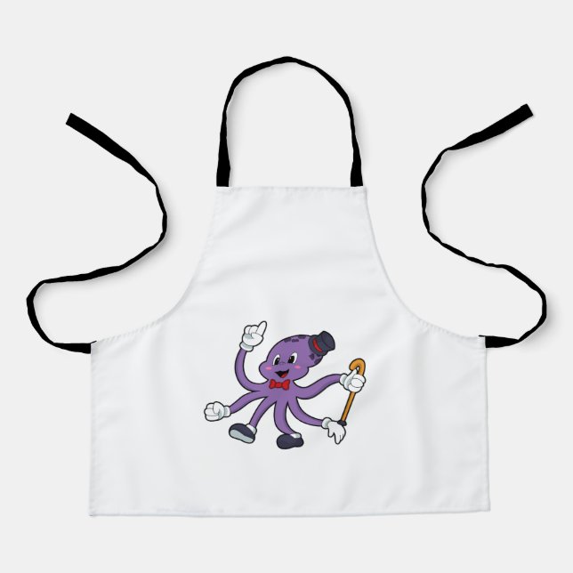 Octopus as Magician with Hat Apron (Front)