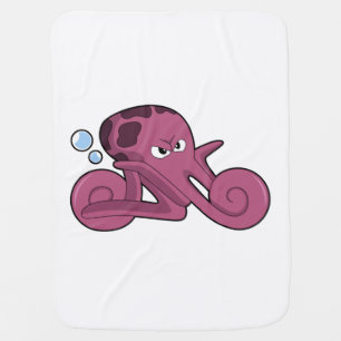 Octopus as Motorycycle Baby Blanket