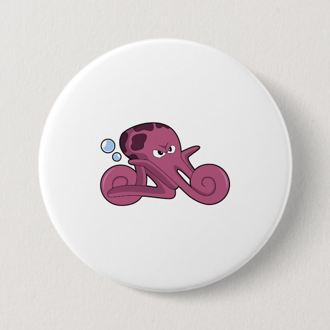 Octopus as Motorycycle Button (Front)