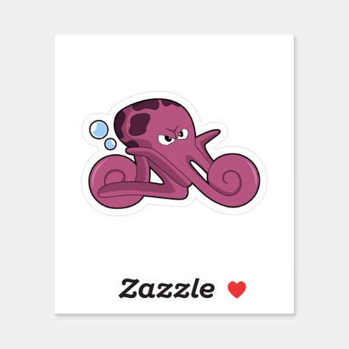 Octopus as Motorycycle Sticker