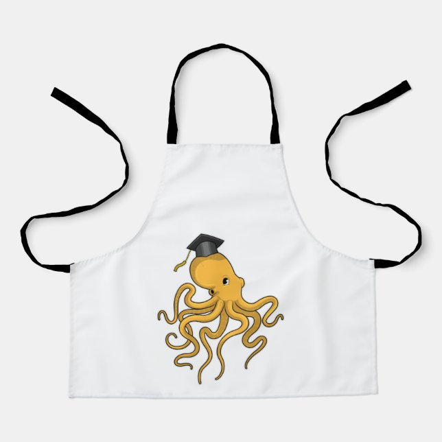 Octopus as Student with Diploma Apron (Front)