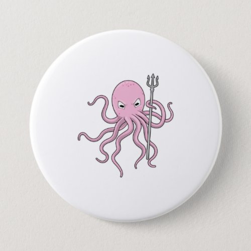 Octopus as Wizard with Trident Button