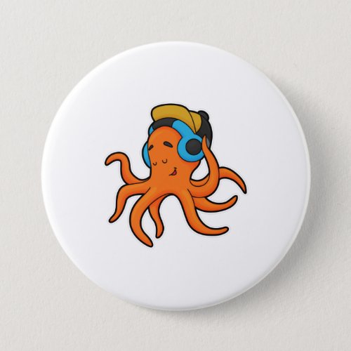 Octopus at Music with Headphone Button