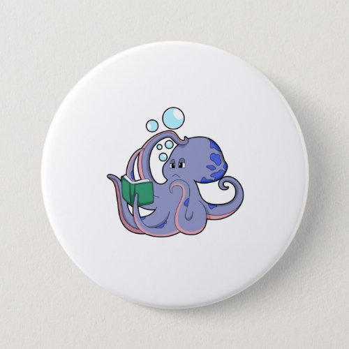Octopus at Reading with Book Button