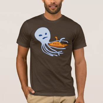 Octopus Attack!! T-shirt by zookyshirts at Zazzle