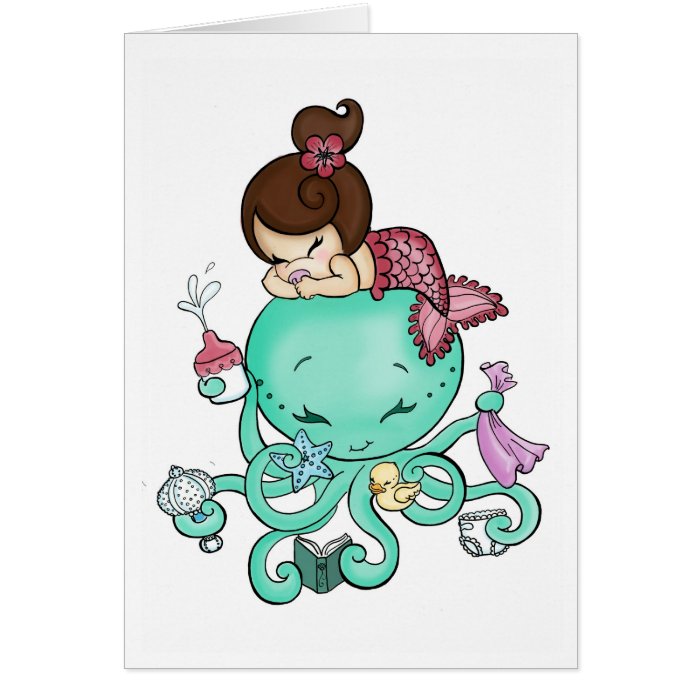 Octopus Babysitter Card