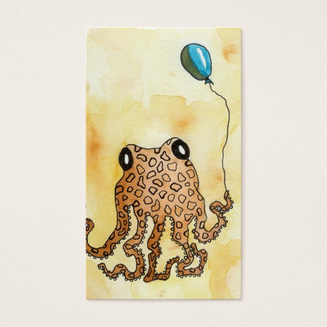 Octopus & Balloon Gift Tags (Front)