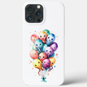 Octopus Balloons iPhone 13 Pro Max Case