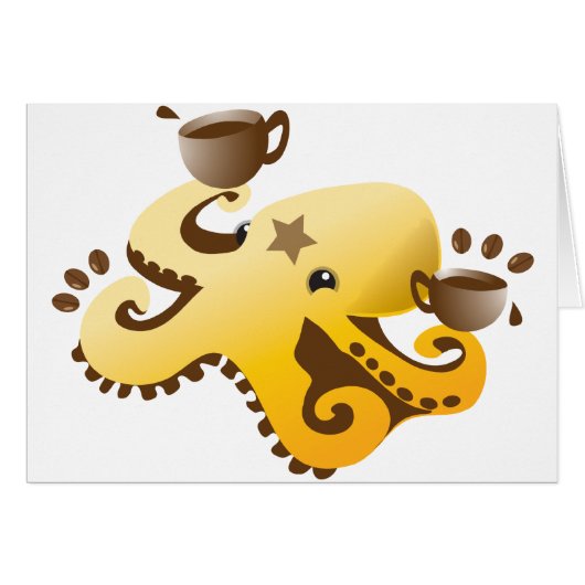 Octopus Barista Cards (Front Horizontal)