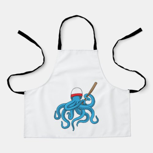 Octopus Baseball bat Baseball Apron