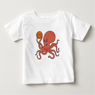 Octopus Basketball player Basketball Baby T-Shirt