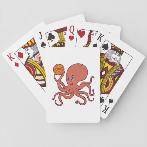 Octopus Basketball player Basketball Playing Cards