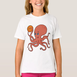 Octopus Basketball player Basketball T-Shirt