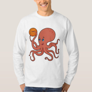 Octopus Basketball player Basketball T-Shirt
