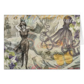 Octopus Beach Antique Coastal Steampunk (Front Horizontal)