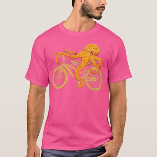 Octopus Bicycle T_Shirt