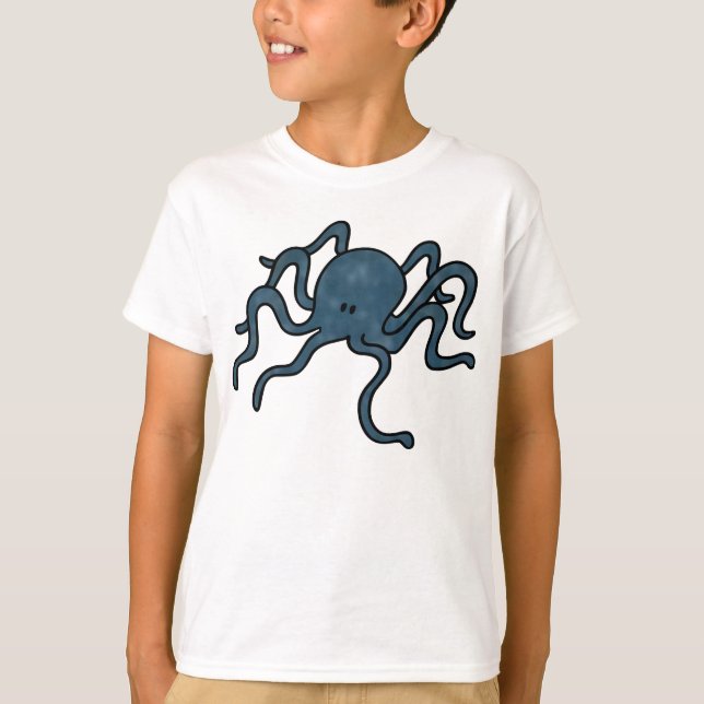 Octopus Blue T-Shirt (Front)