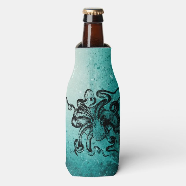 Octopus  bottle cooler (Bottle Front)