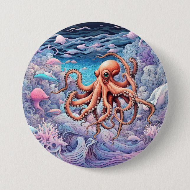 Octopus Button (Front)