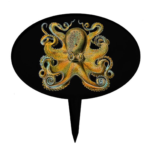 Octopus Cake Topper (Front)