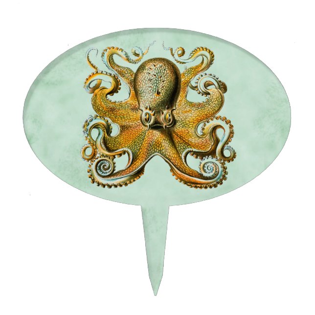 Octopus Cake Topper (Front)