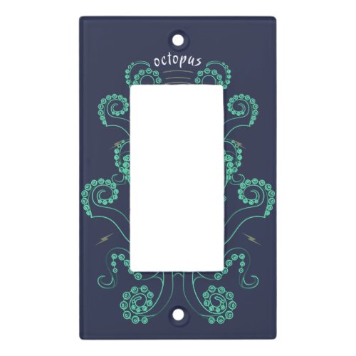 Octopus Cephalopod Tentacles Light Switch Cover