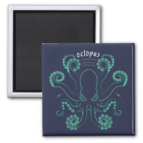 Octopus Cephalopod Tentacles Magnet