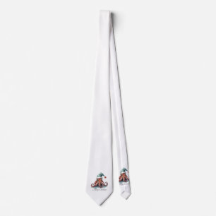 Octopus Christmas Joy, custom Neck Tie