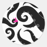 Octopus Classic Round Sticker