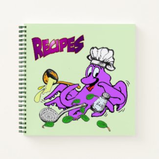 Octopus Cook Recipe Notebook
