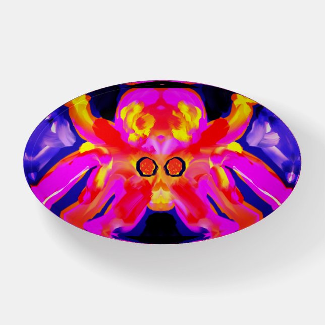 Octopus crystal  ocean  beer stein bone china mug  paperweight (Front)