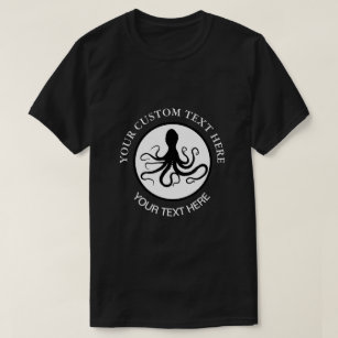 Octopus Custom Logo T-Shirt