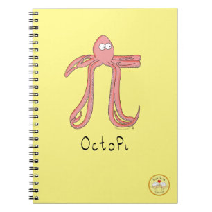 Octopus Cute Math Pi Day Notebook