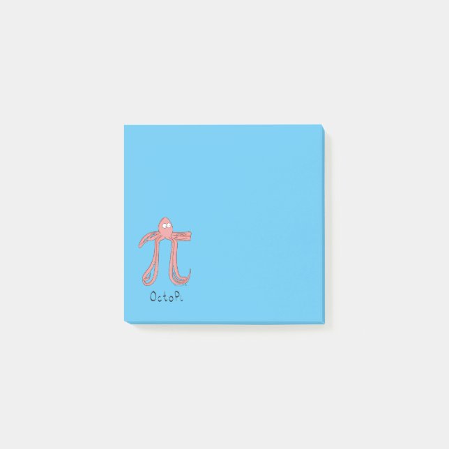 Octopus Cute Math Pi Day Notes (Front)