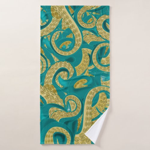 Octopus Dance Bath Towel