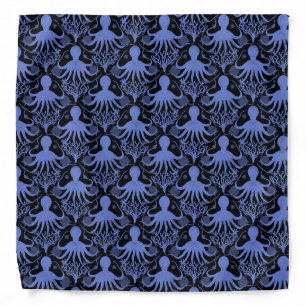 Octopus (dark background) bandana