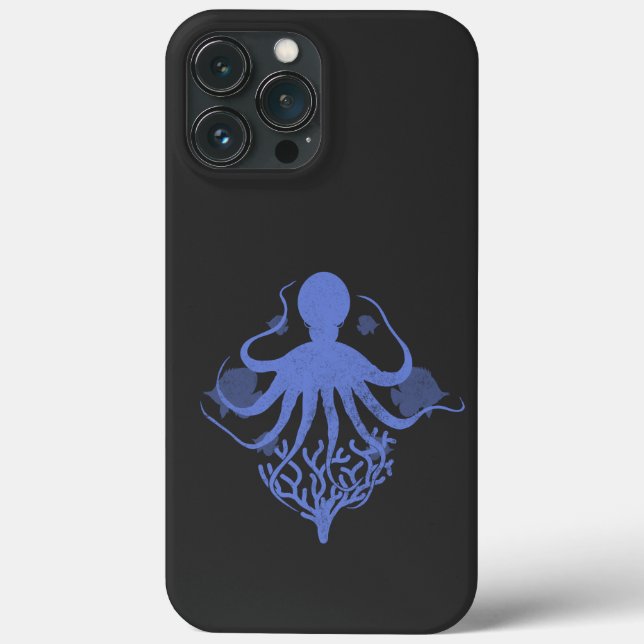 Octopus (dark background) Case-Mate iPhone case (Back)