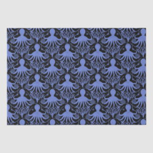 Octopus (dark background) tissue paper