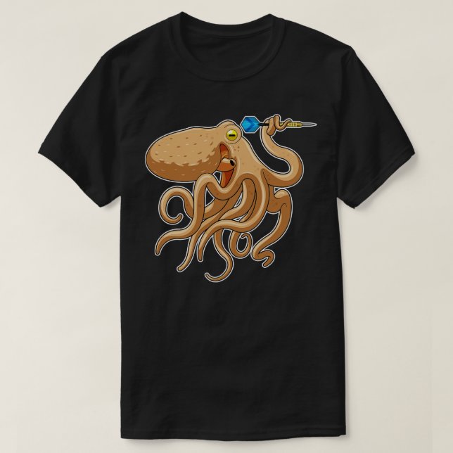 Octopus Darts Dart 1 T-Shirt (Design Front)
