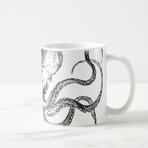 Octopus Design - 11 oz Classic White Mug