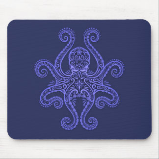 Octopus Design (blue) Mouse Pad