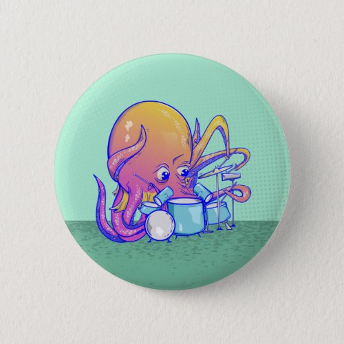 Octopus Drummer Button