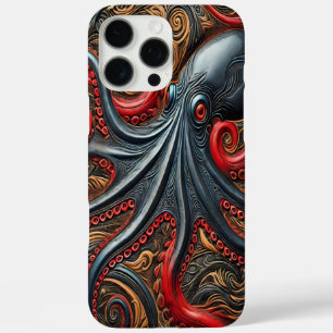 Octopus Elegance: Vibrant Design iPhone 16 Pro Max Case