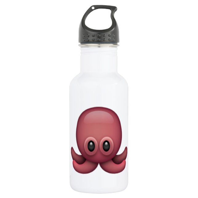 Octopus - Emoji Water Bottle (Front)