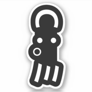 Octopus Emoticon Japanese Kaomoji Sticker